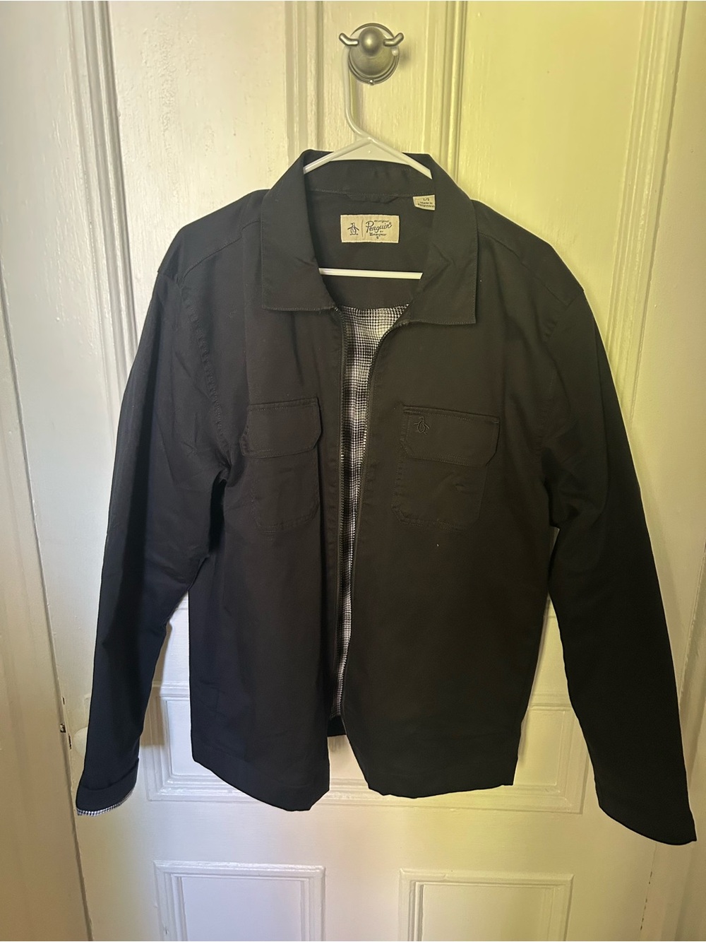 Penguin Black Shirt Jacket